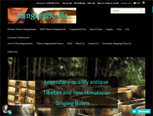 Tablet Screenshot of isingingbowls.com